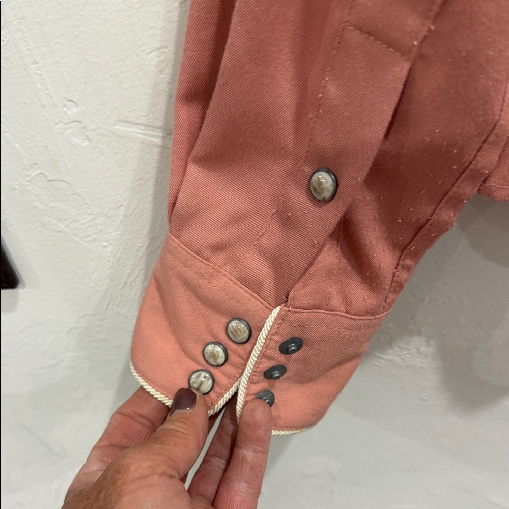 Panhandle Slim Pink Western Shirt - Picture 5 of 5